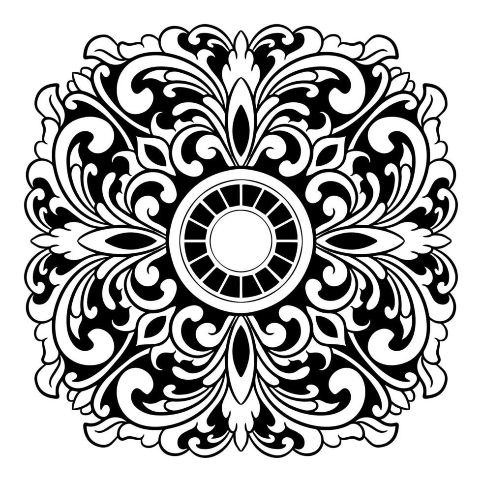 Luxury ornament floral Illustration vector