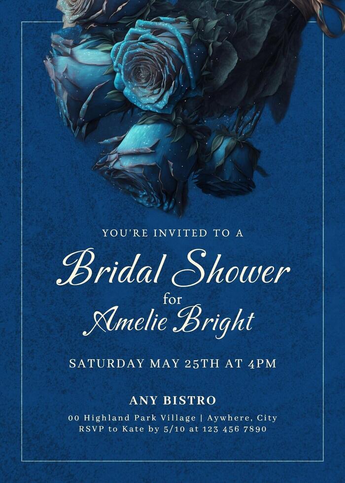 bridal shower for invitation template