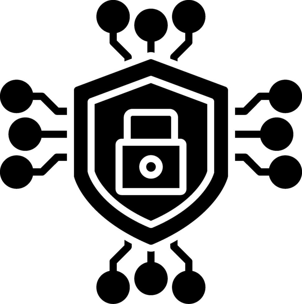 Data Encryption Glyph Icon 43287342 Vector Art at Vecteezy