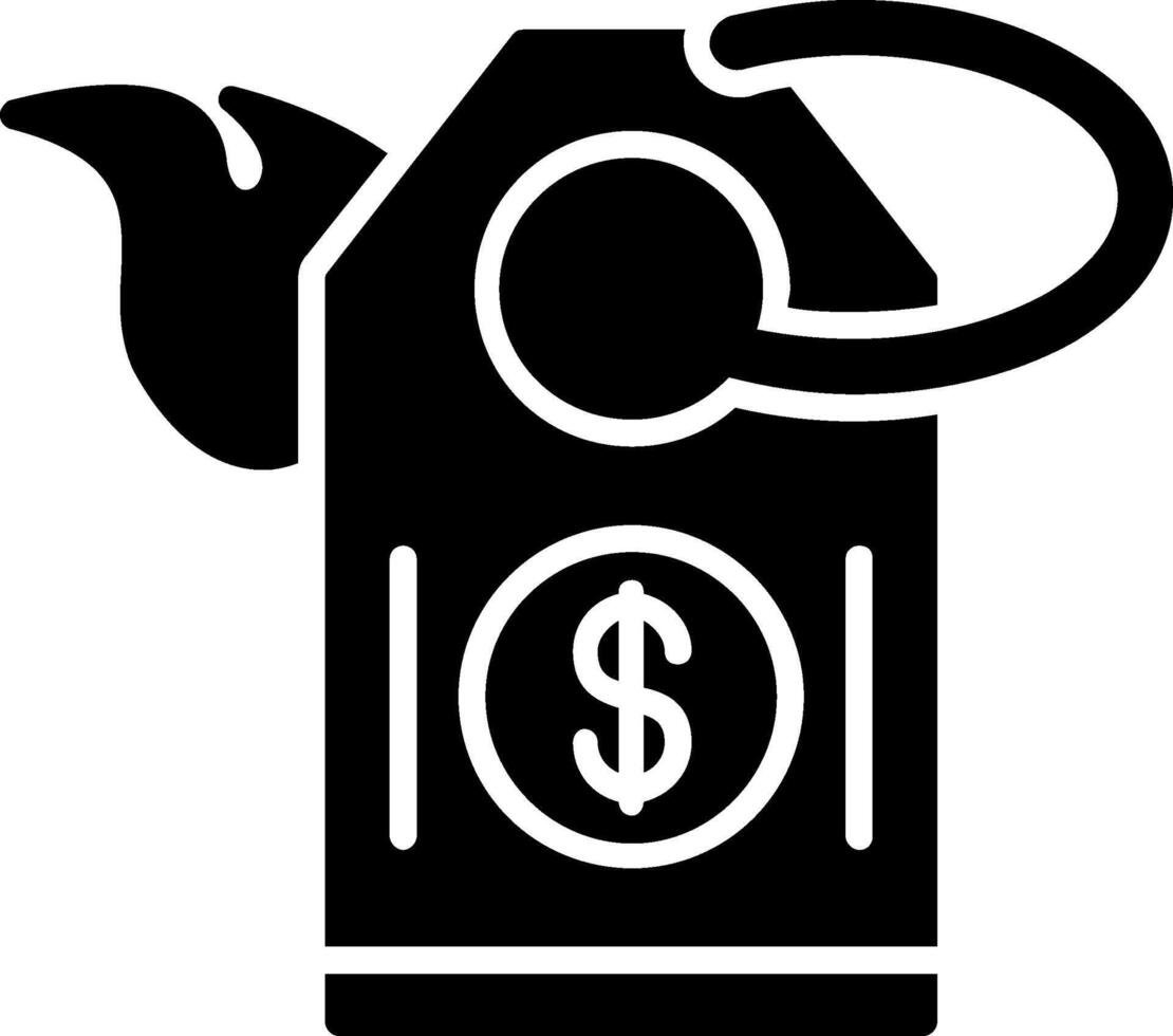 Hot Price Glyph Icon vector