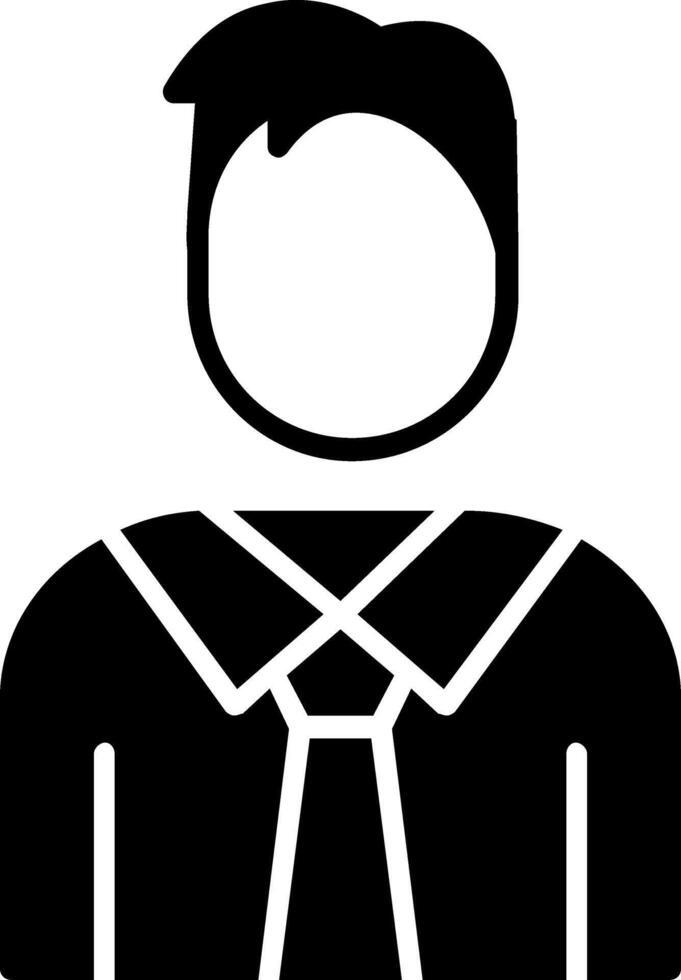 Supervisor Glyph Icon vector