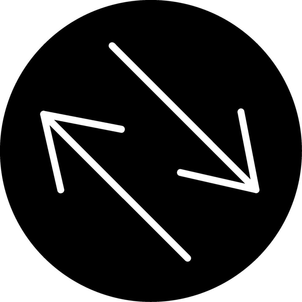 Swap Glyph Icon vector