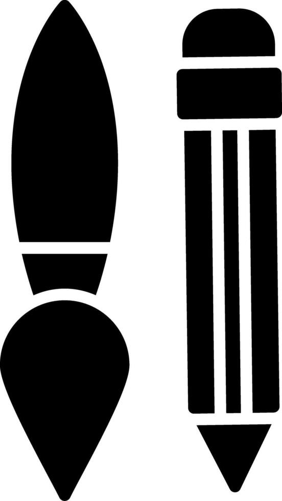 Writing Tool Glyph Icon vector