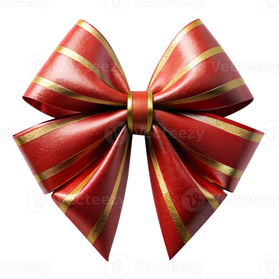 , 3d style illustration bow for attaching gifts isolated transparent background png