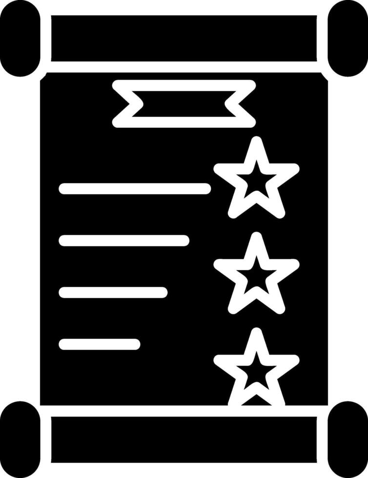 Invite Glyph Icon vector