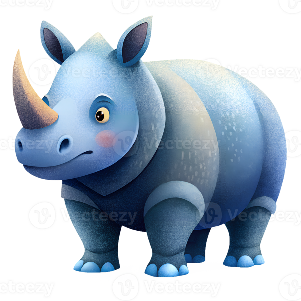 , rhinoceros isolated on transparent background 43287898 PNG