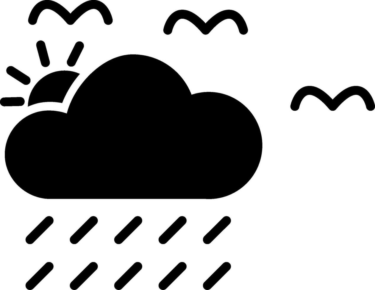 Weather Glyph Icon vector