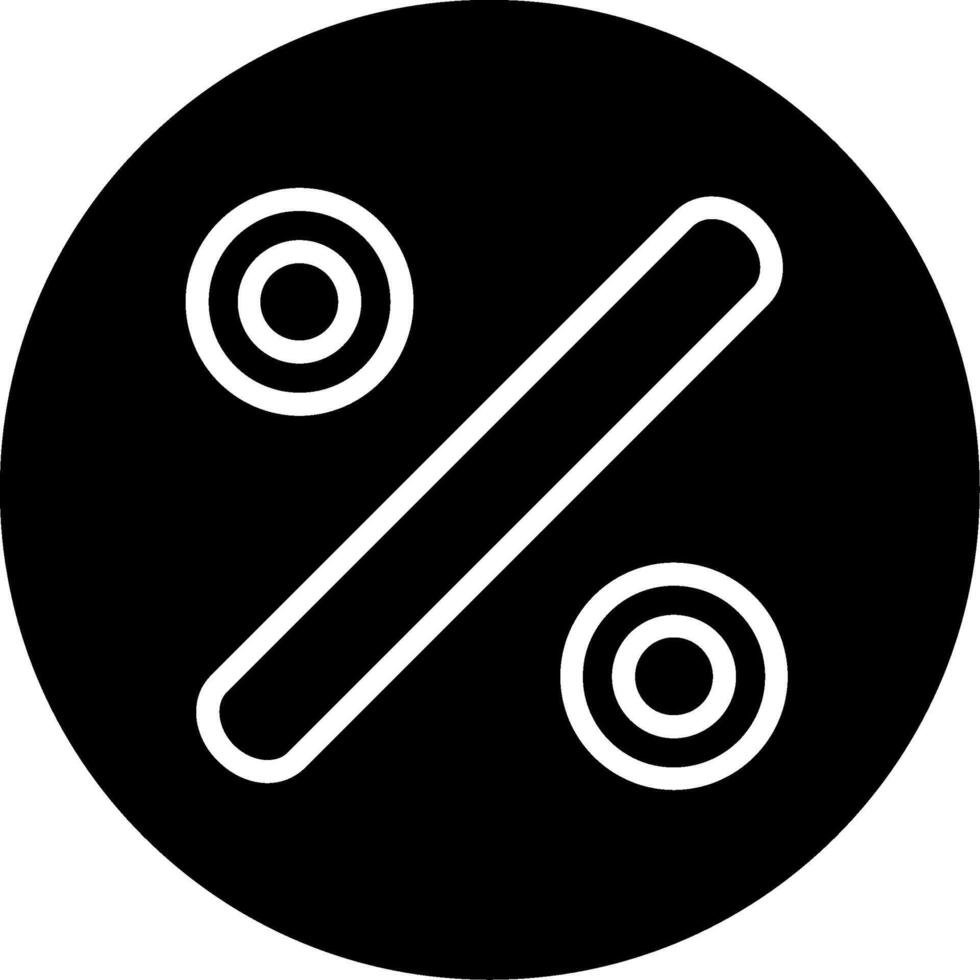 Divide Glyph Icon vector