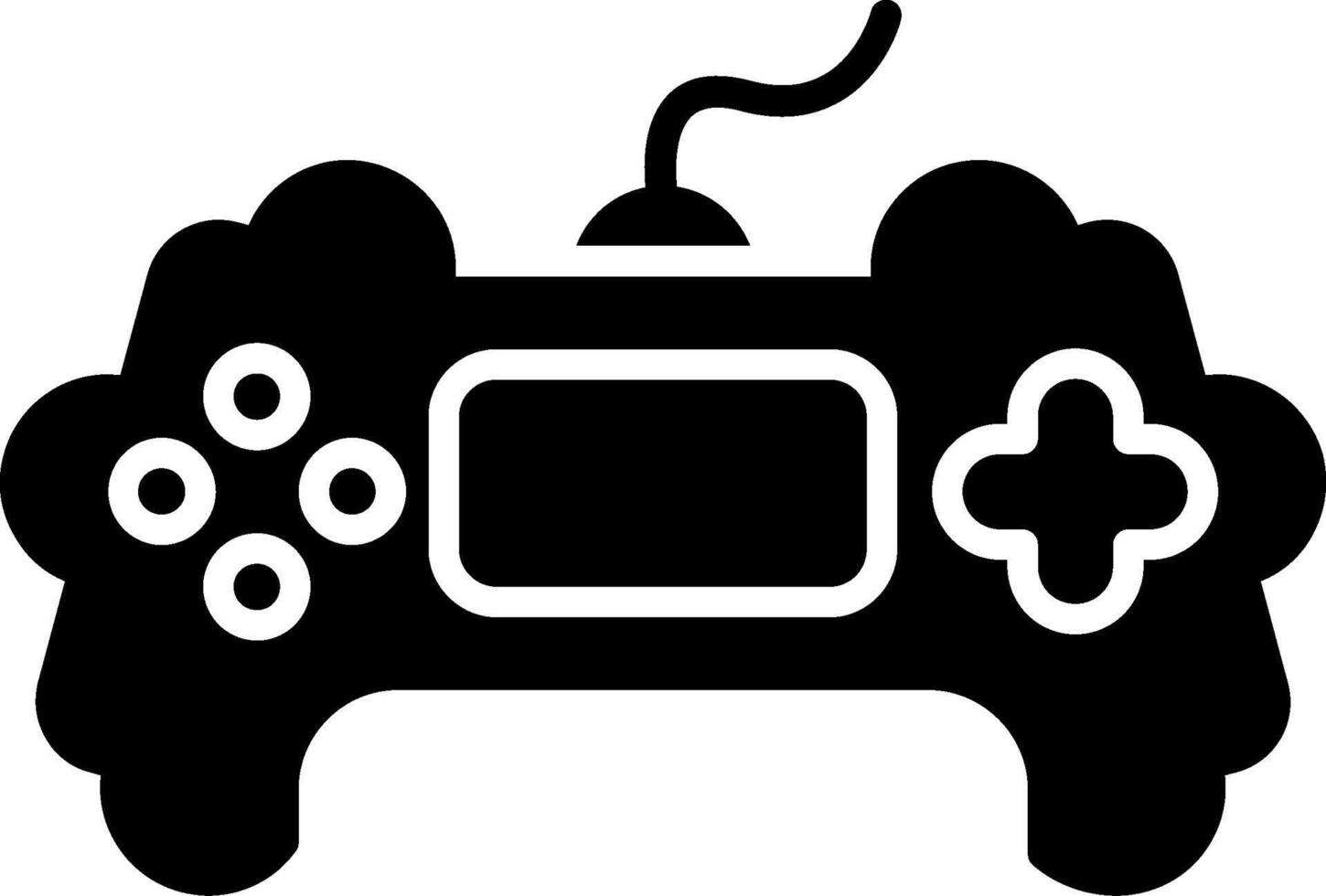 Game Glyph Icon vector