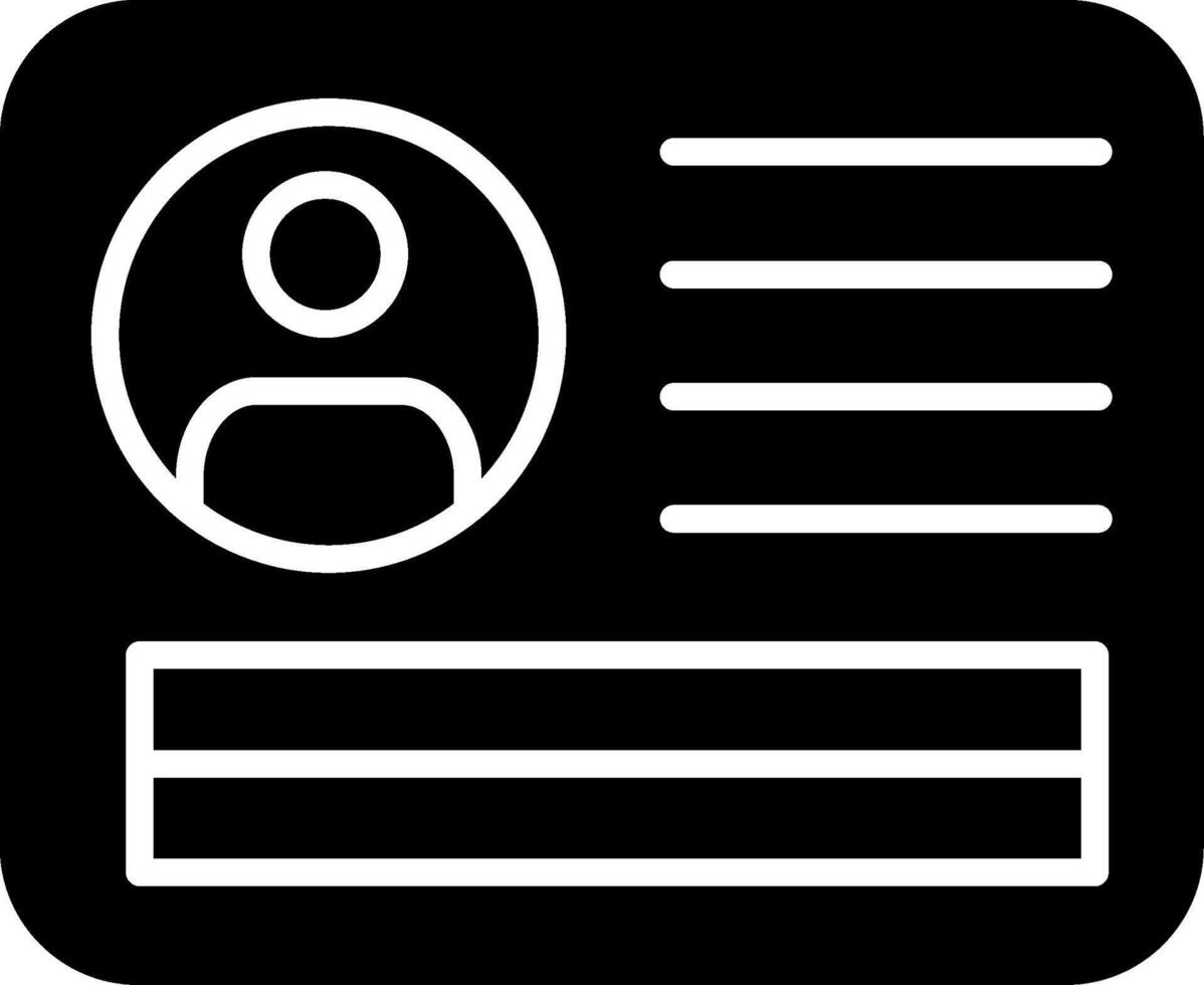 Pass Glyph Icon vector