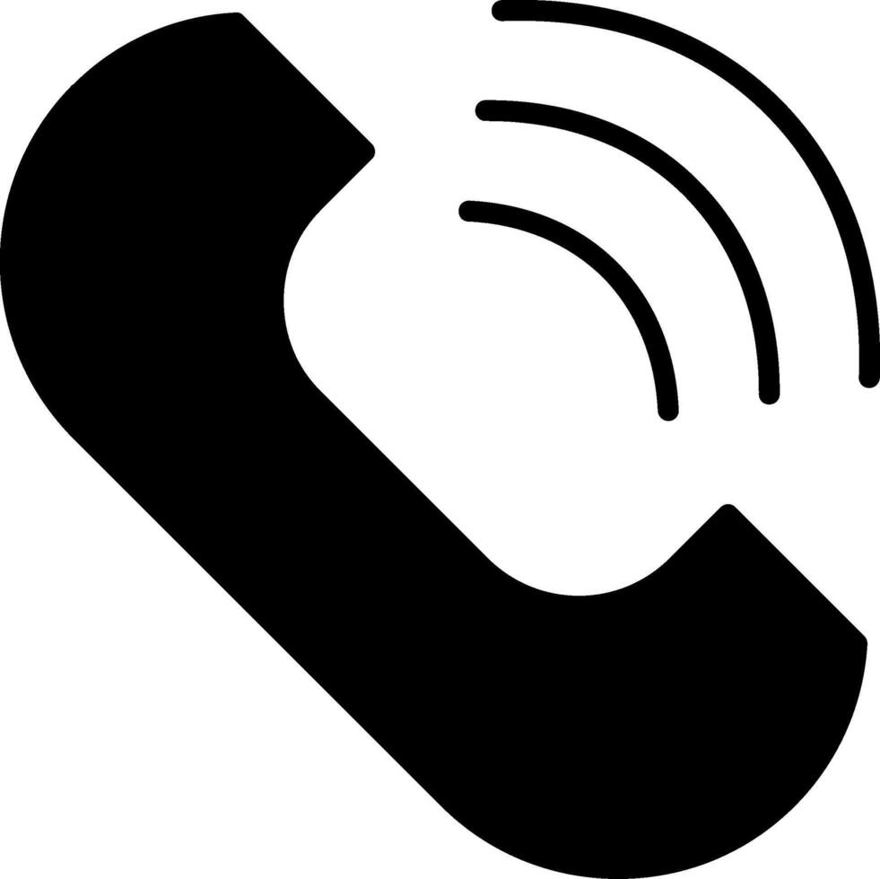 Phone Glyph Icon vector