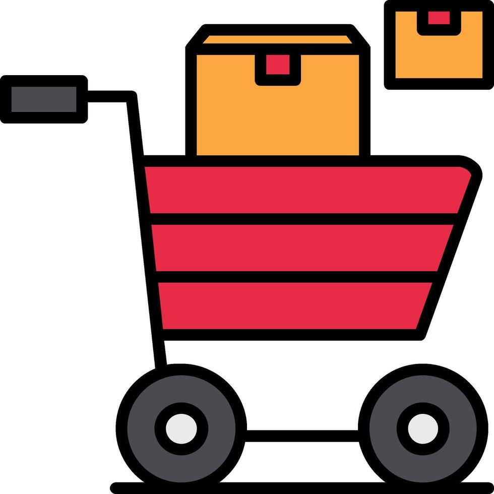 Purchase Line Filled Icon vector