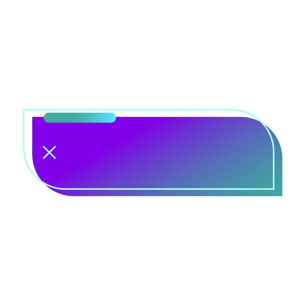 Modern Digital Text Box, Title Box Frame vector