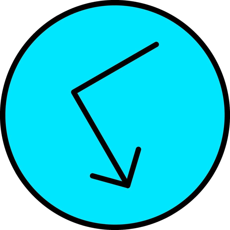 Bounce Line Filled Icon vector