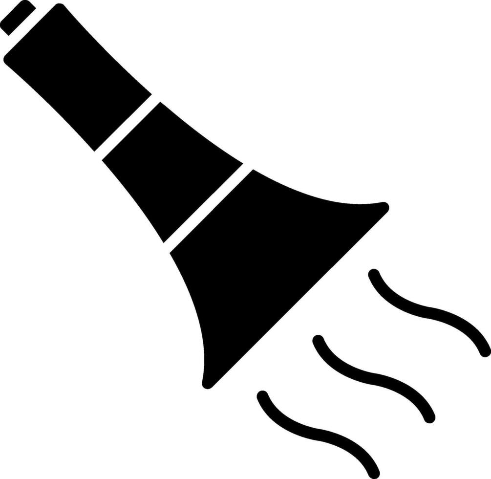 Trumpet Glyph Icon vector