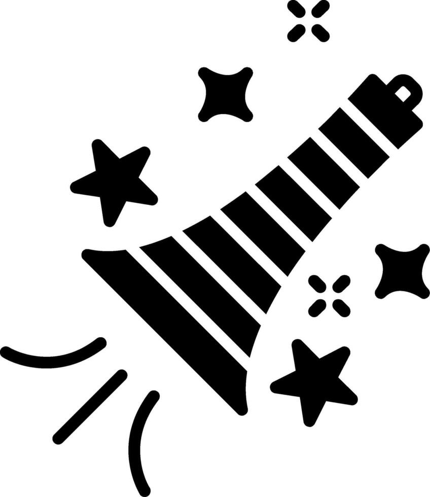 Trumpet Glyph Icon vector