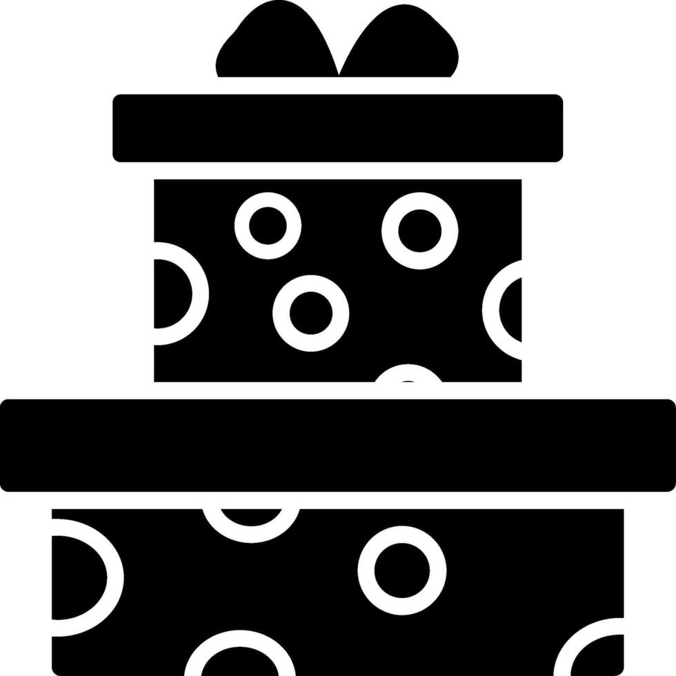 Gift Glyph Icon vector