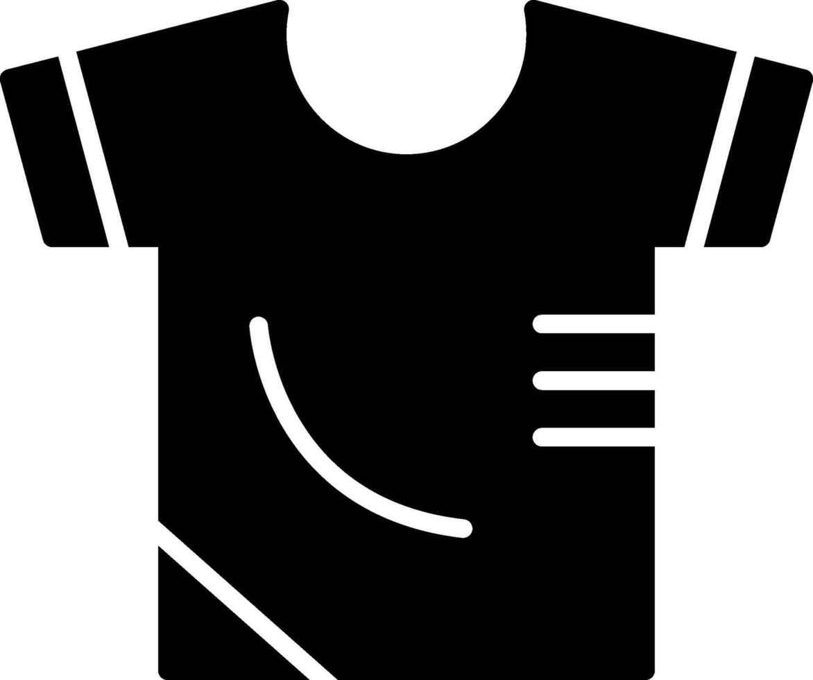 Shirt Glyph Icon vector