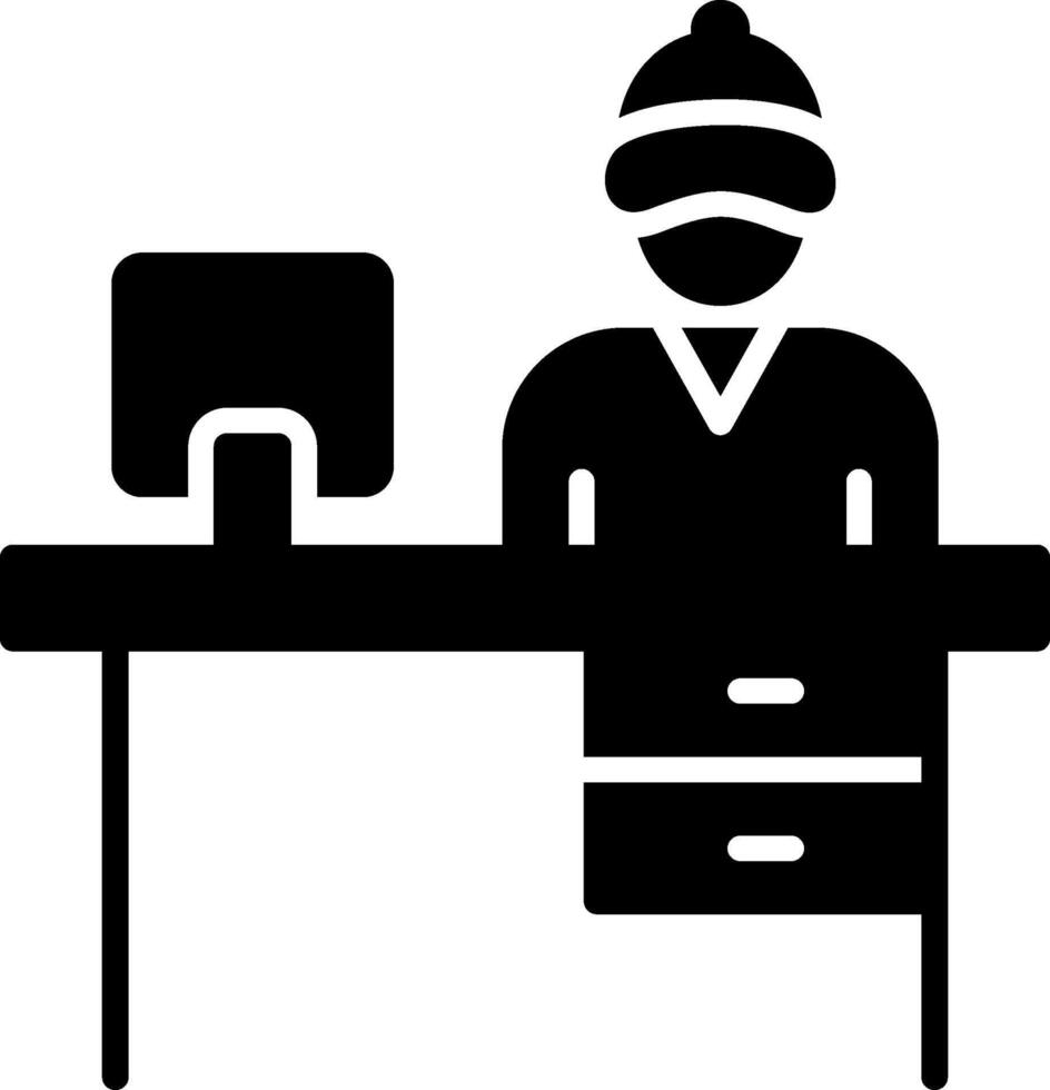 Office Glyph Icon vector