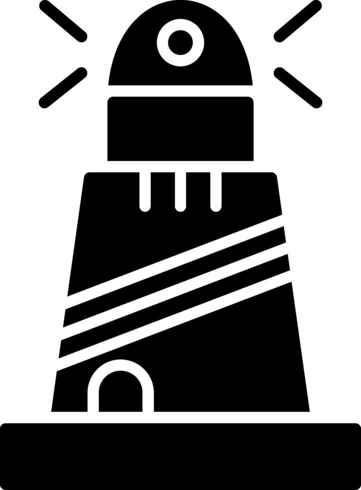 Lighthouse Glyph Icon vector