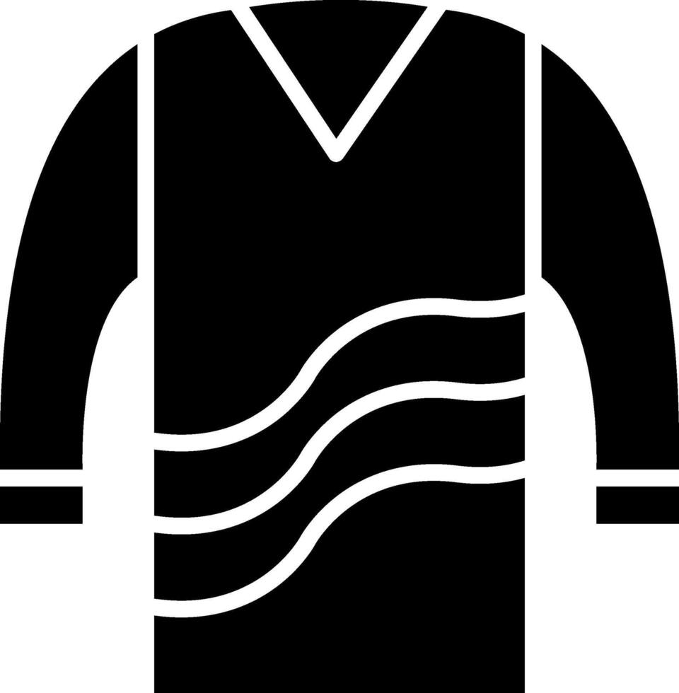 Sweater Glyph Icon vector