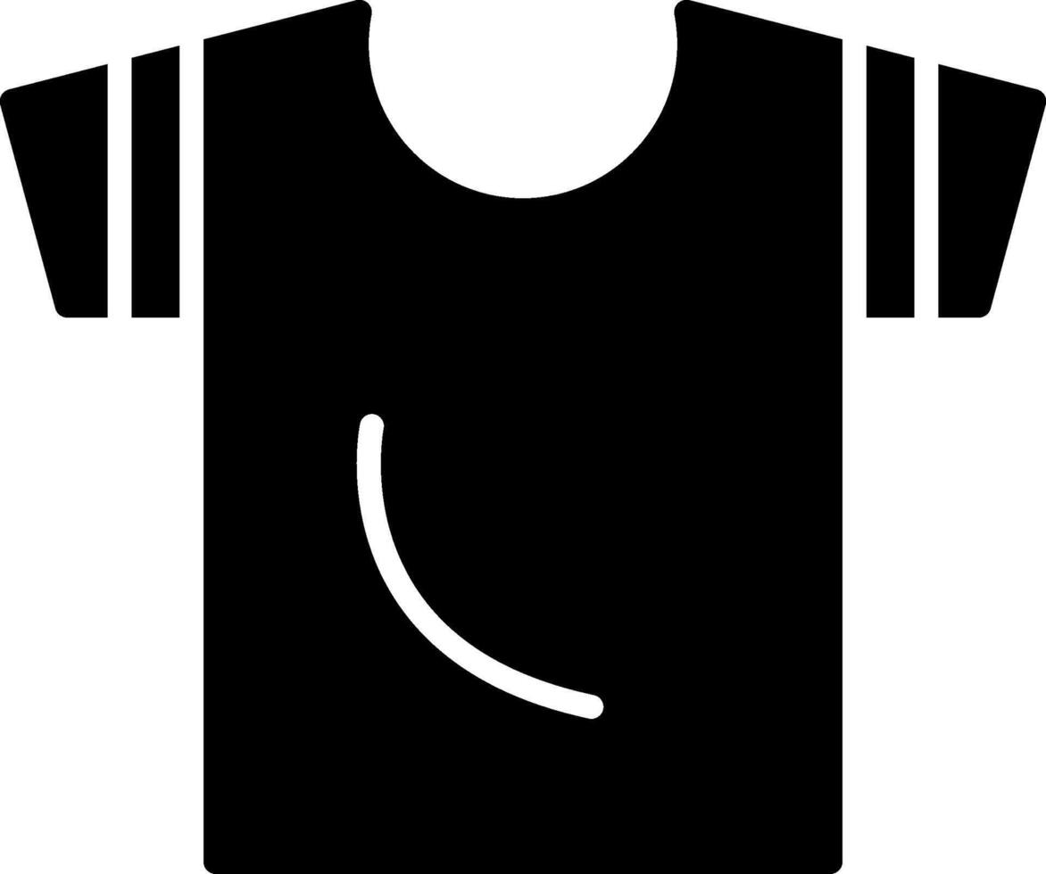 icono de glifo de camisa vector