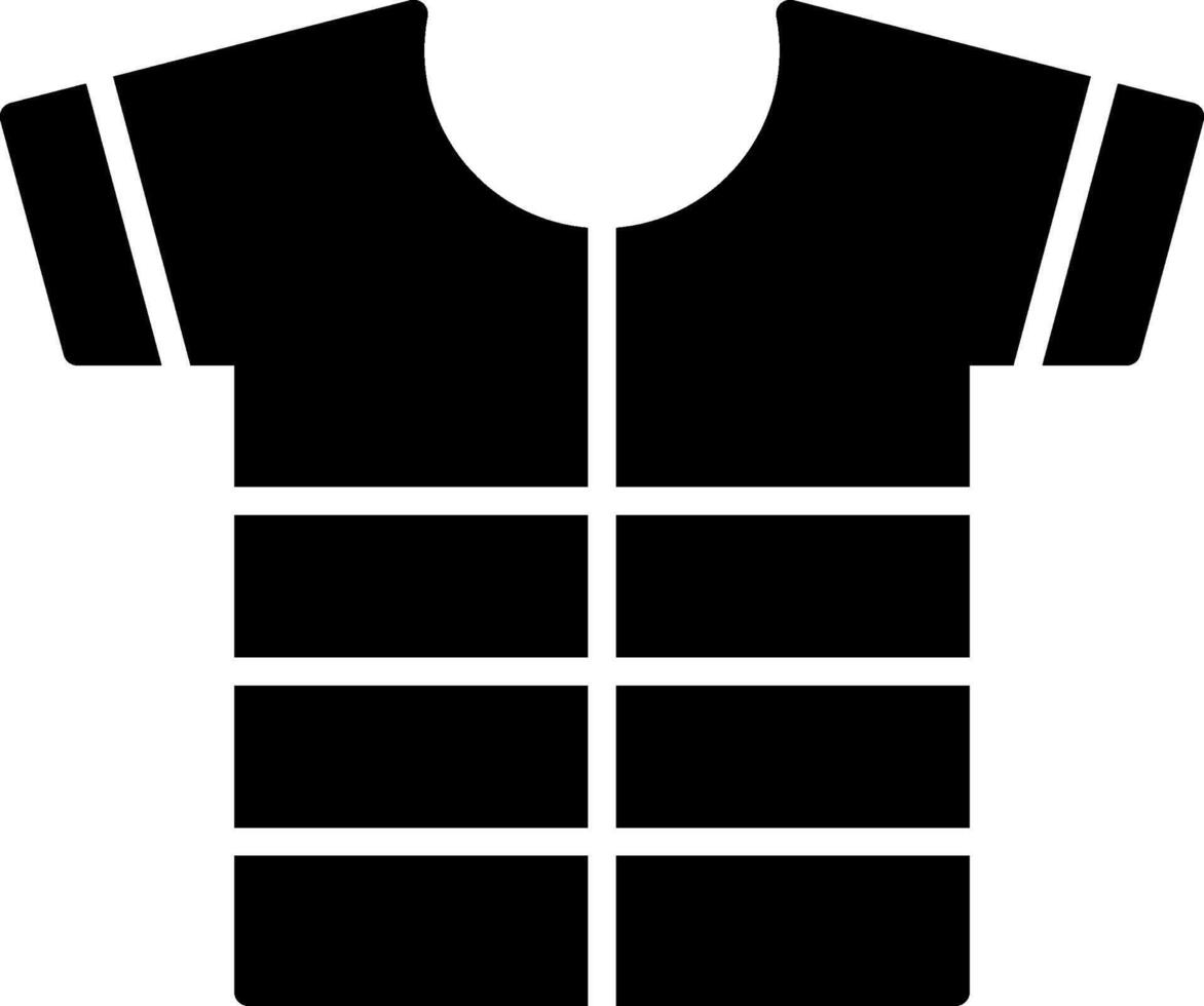 icono de glifo de camisa vector