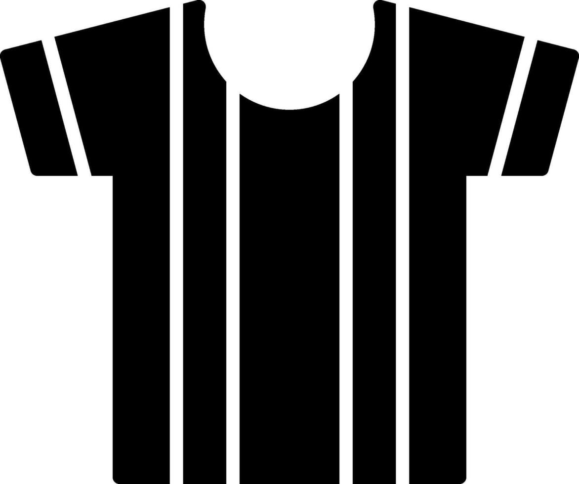 icono de glifo de camisa vector