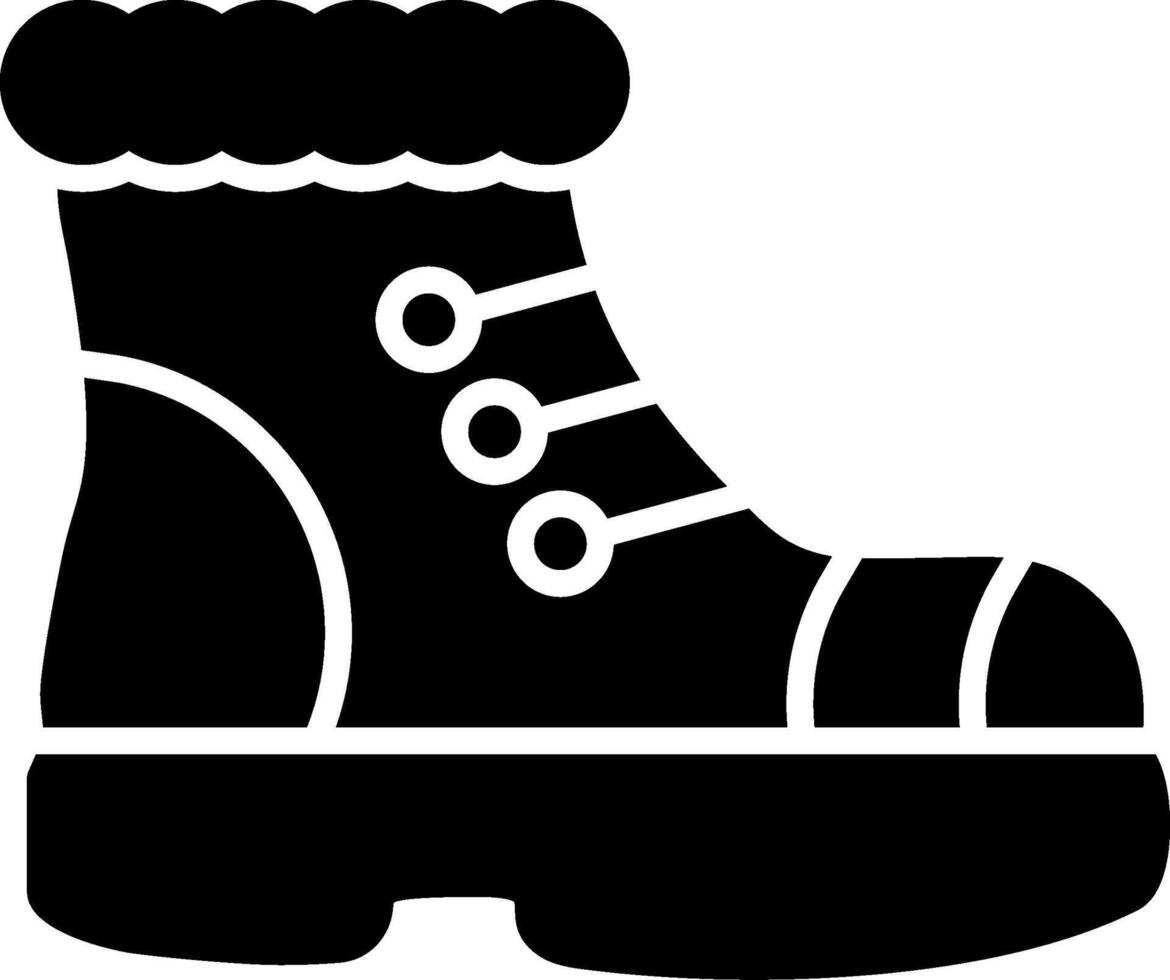 Boot Glyph Icon vector