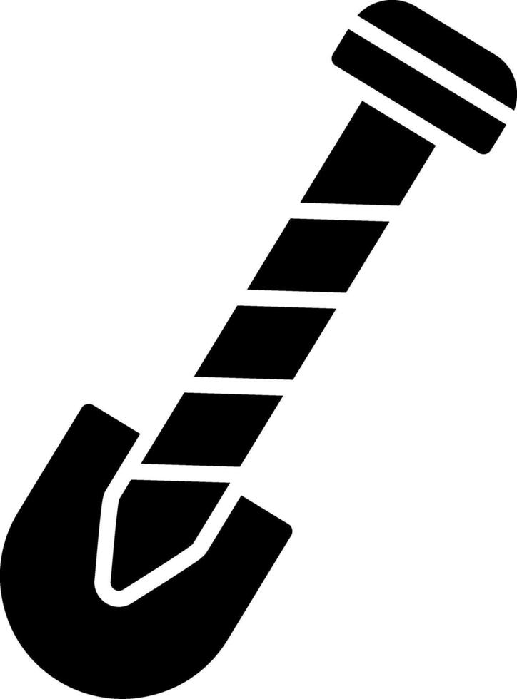 Shovel Glyph Icon vector