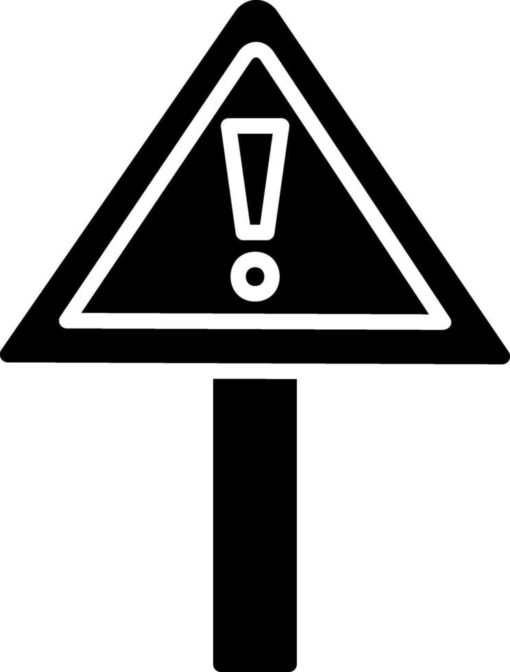 Alert Glyph Icon vector