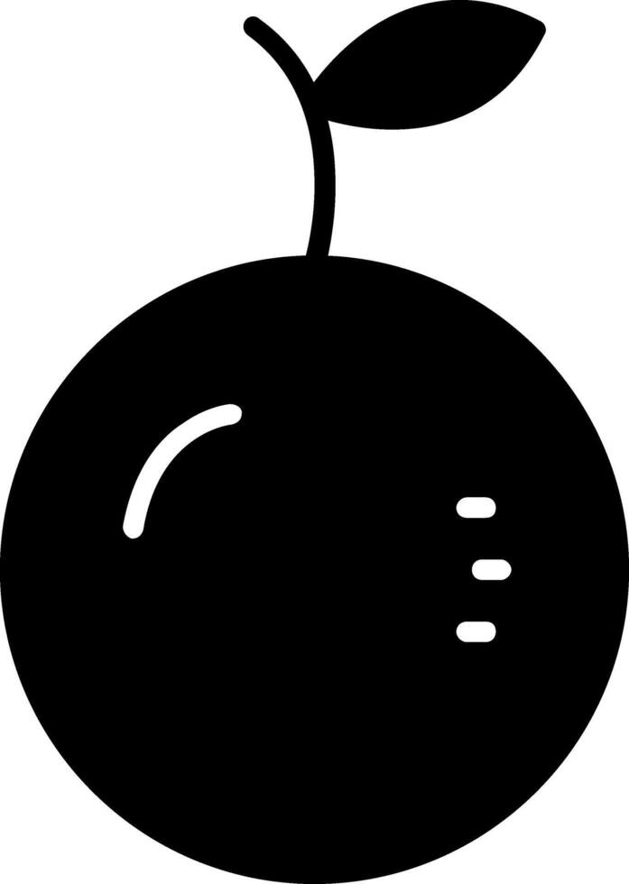 Orange Glyph Icon vector