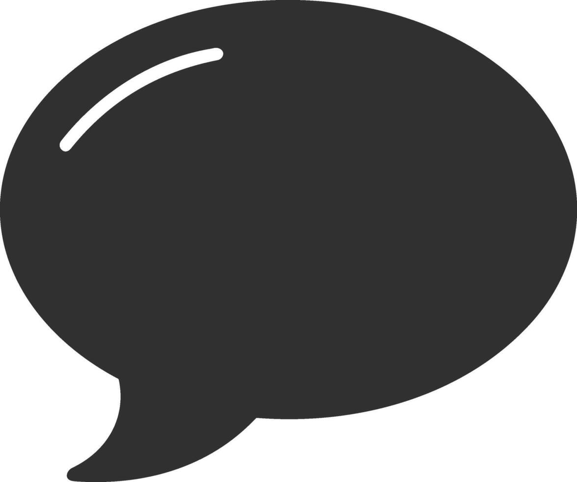 Comment icon symbol image for element design chat and communication vector