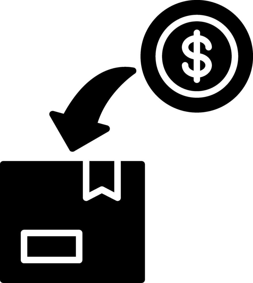 Fundraising Glyph Icon vector