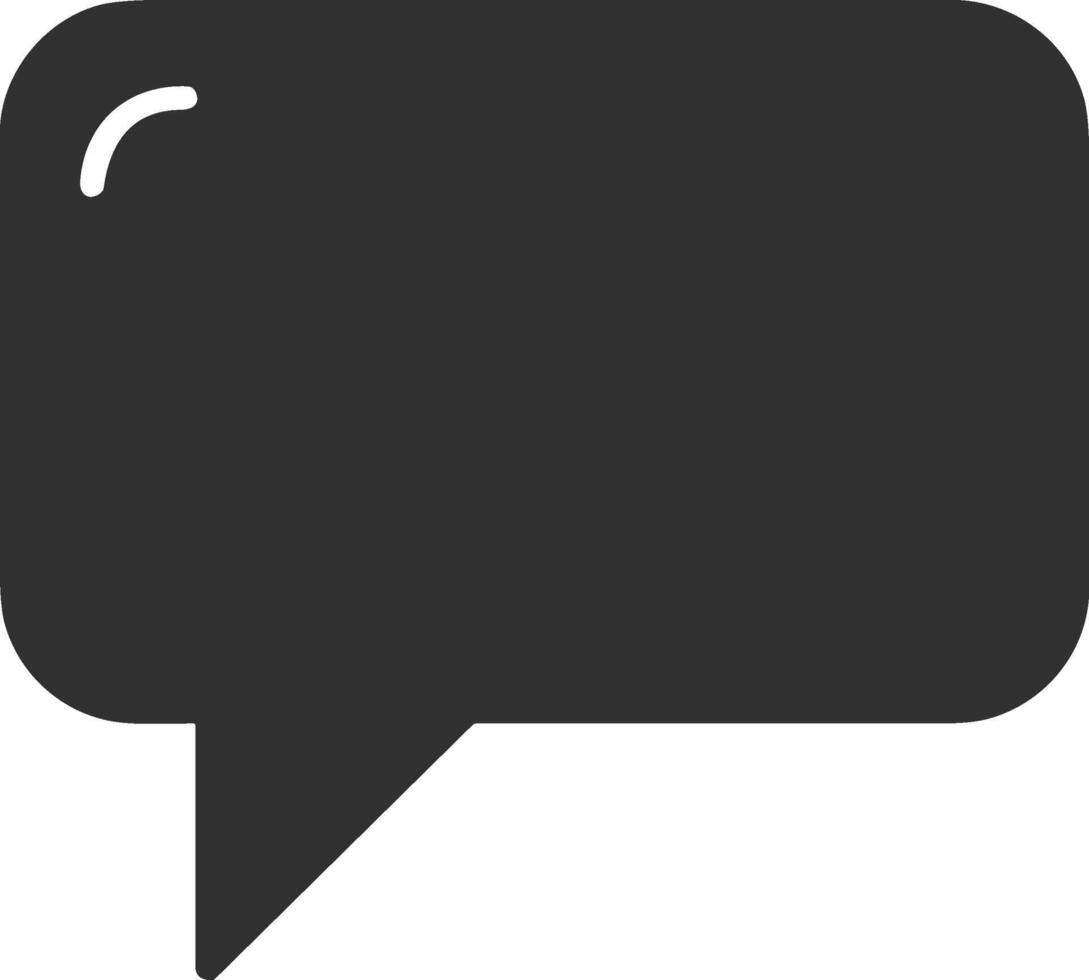 Comment icon symbol image for element design chat and communication vector