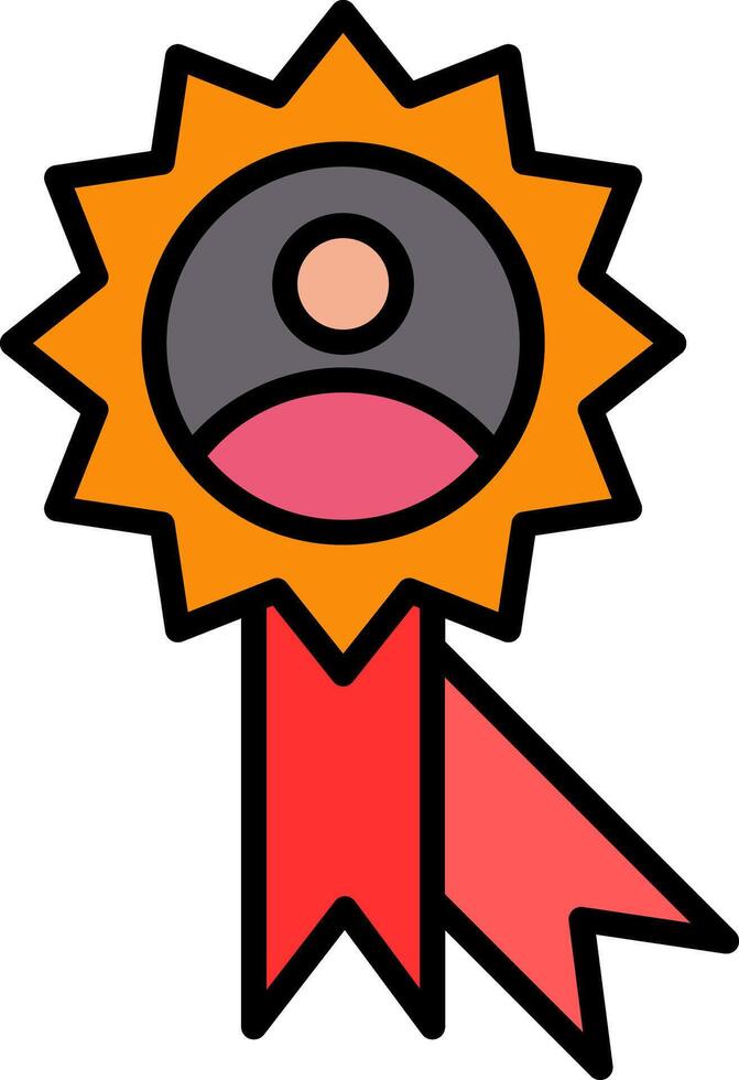 Customer Loyalty Line Filled Icon vector