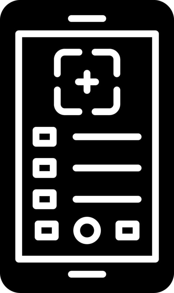 Recording Glyph Icon vector