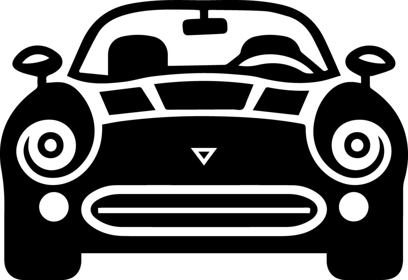 coche línea imágenes icono estilo vector