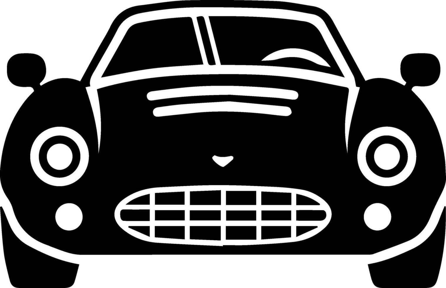 coche línea imágenes icono estilo vector