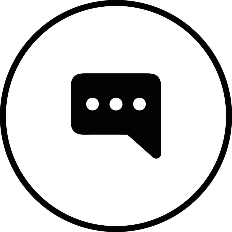 Comment icon symbol image for element design chat and communication vector