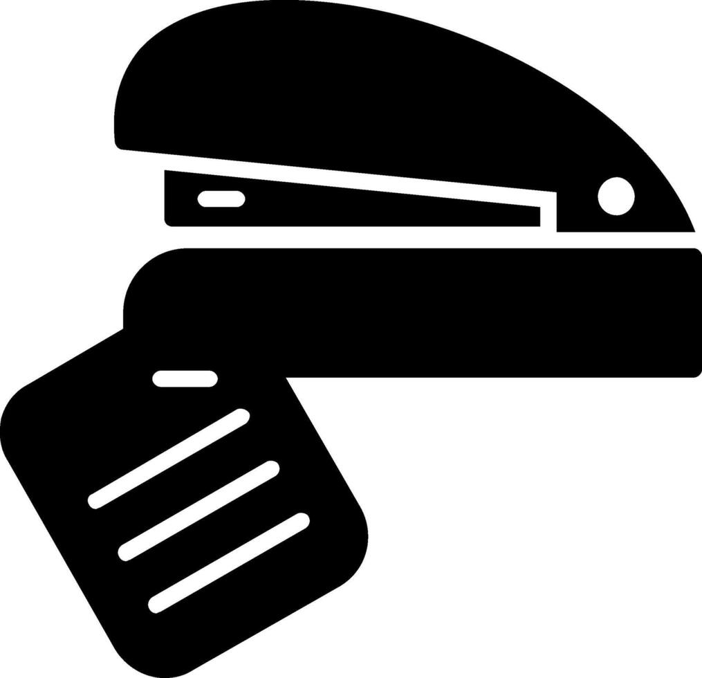 Stapler Glyph Icon vector