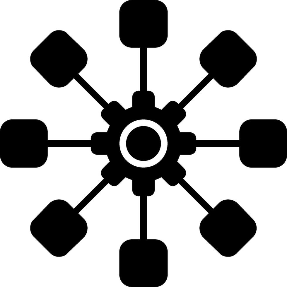 Structure Glyph Icon vector