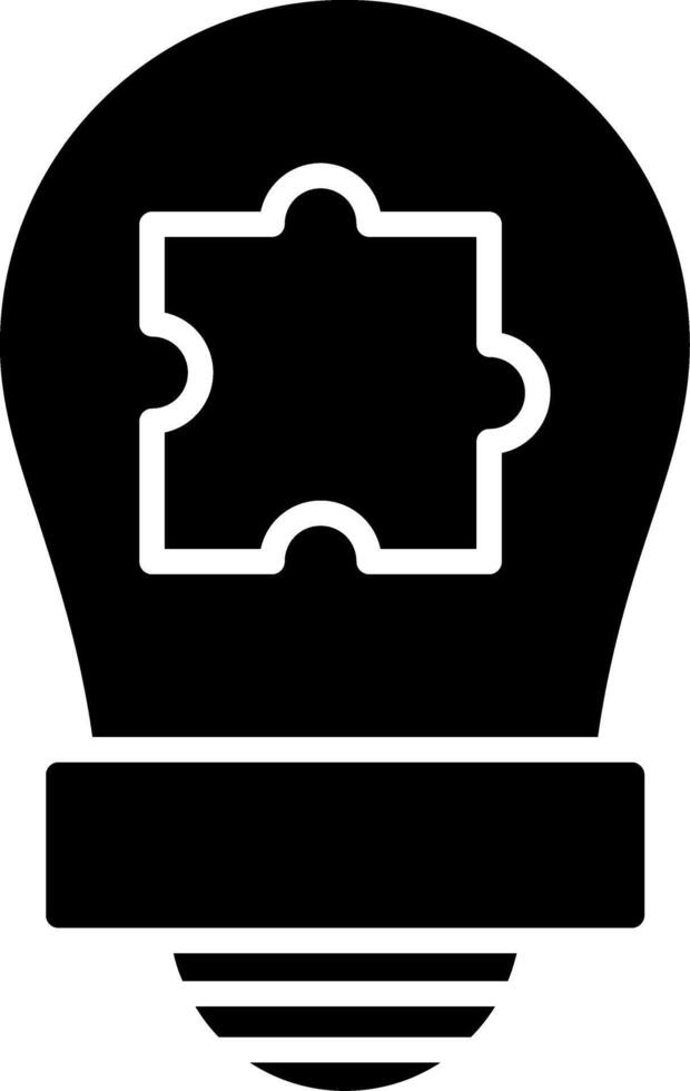 Solutions Glyph Icon vector