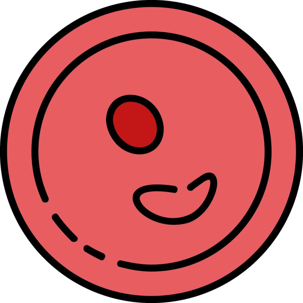 Human Cell Line Filled Icon vector