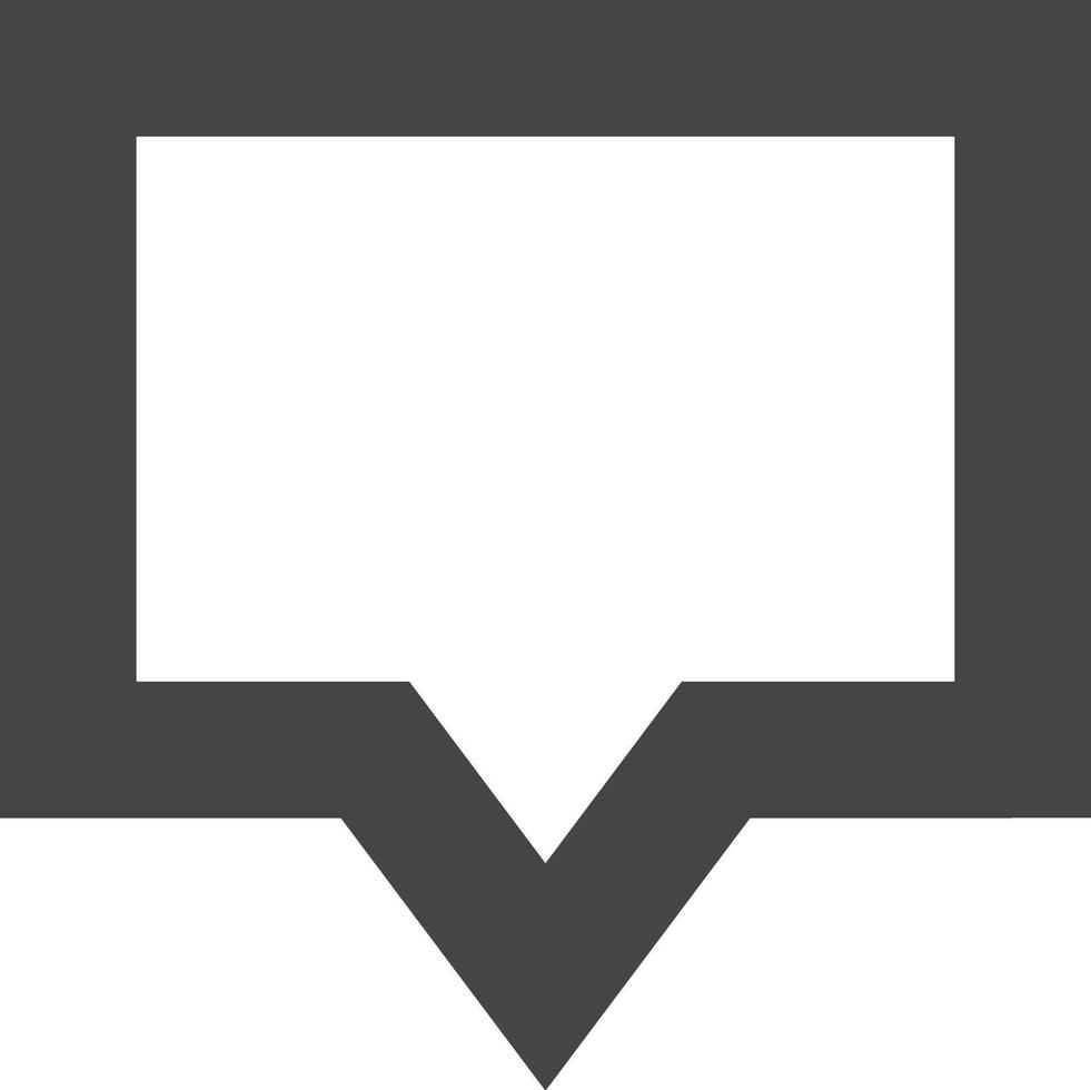 Comment icon symbol image for element design chat and communication vector