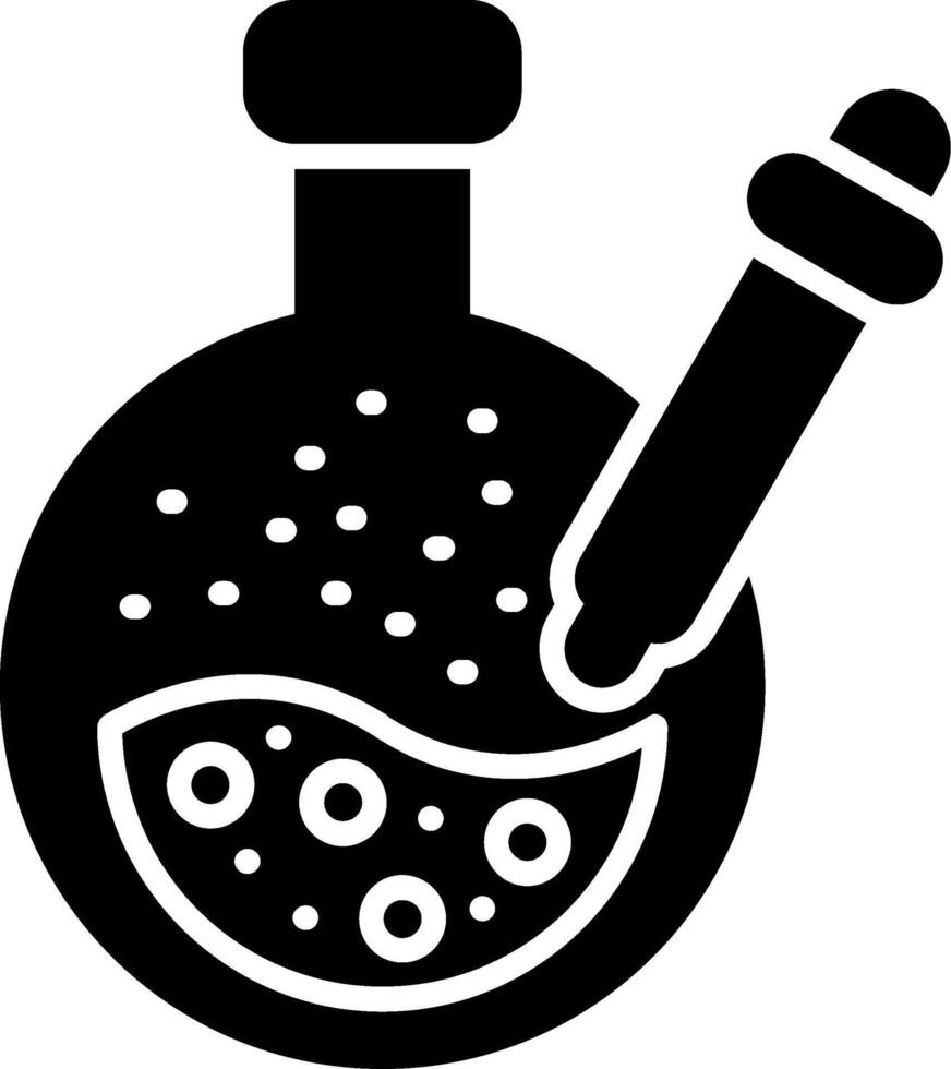 Pipette Glyph Icon vector