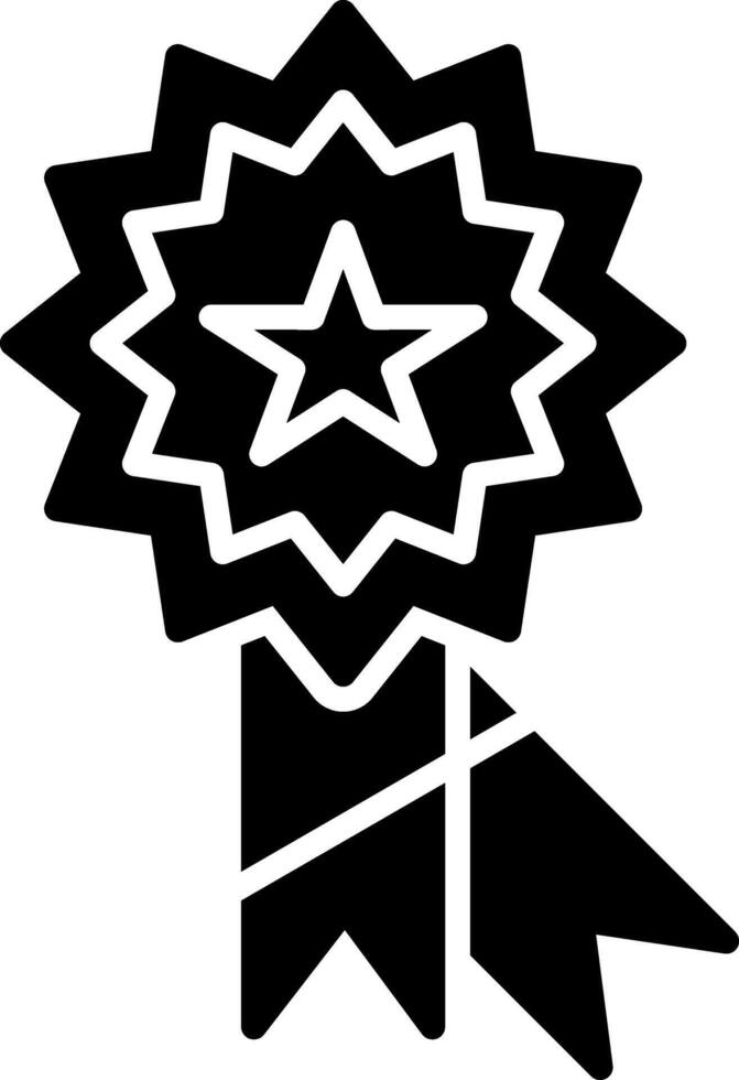 Badge Glyph Icon vector