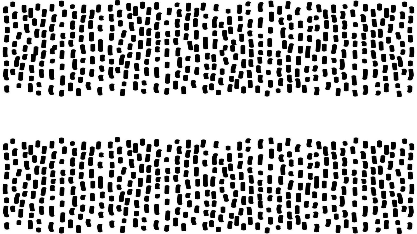 Dynamic Black and White Background. White Rain Pattern. Abstract Modern Texture for Your Design. Pattern with Rounded Lines. Summer Rain vector