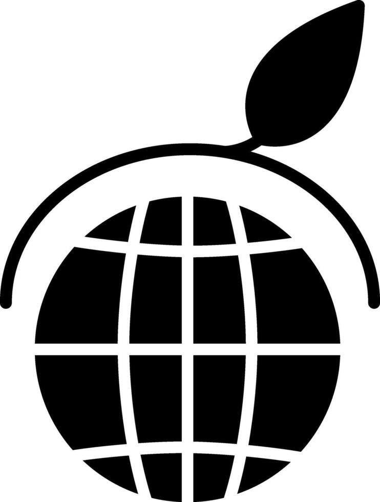 Sustainability Glyph Icon vector