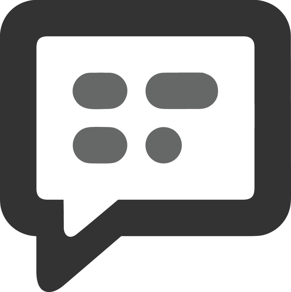 Comment icon symbol image for element design chat and communication vector